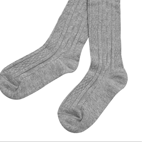 🌈 3 Pairs Girls Socks Cotton Over Calf Knee High - Picture 3 of 4